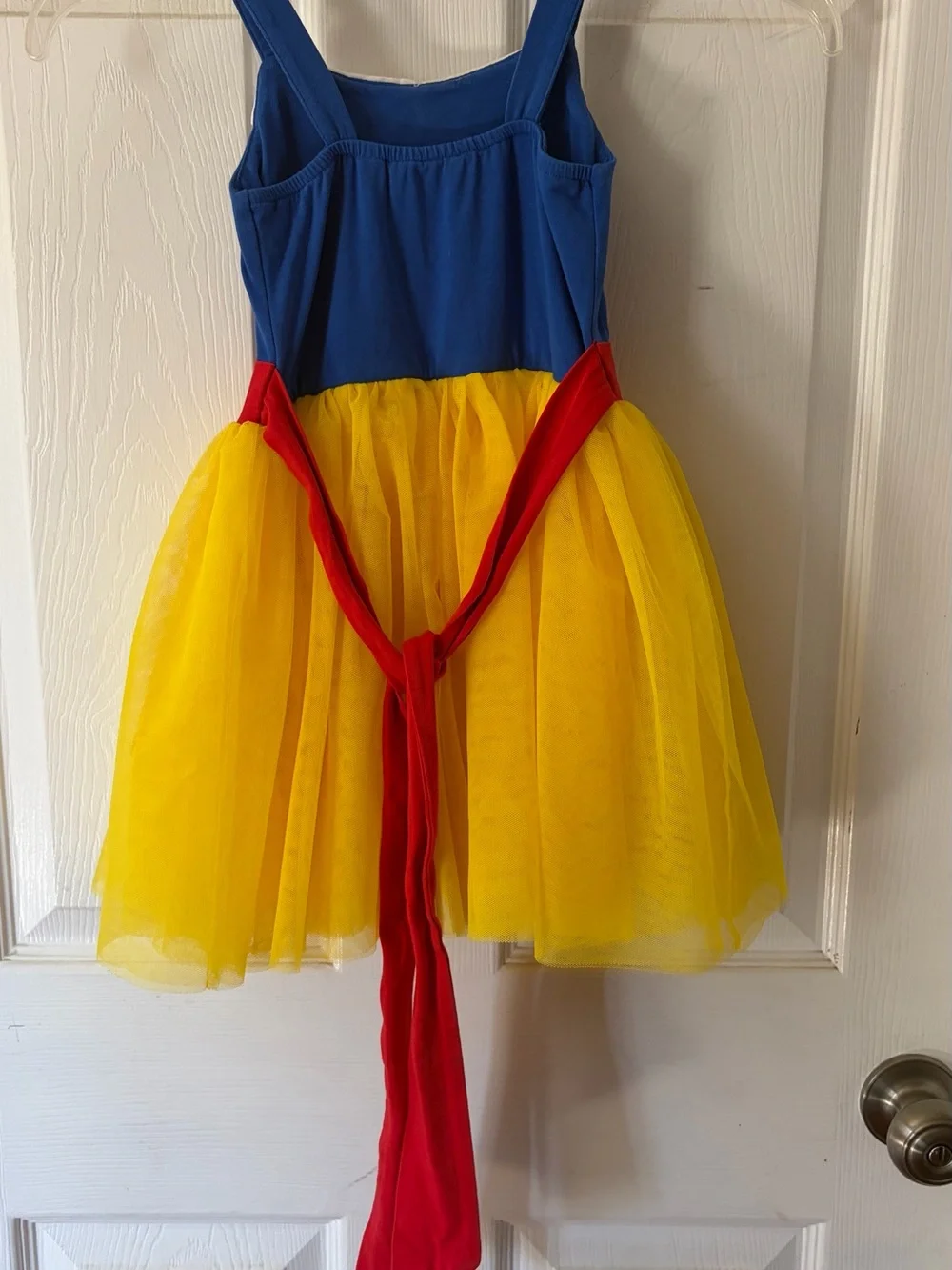 Classic Snow Princess Tutu Dress in Blue, Yellow & Red